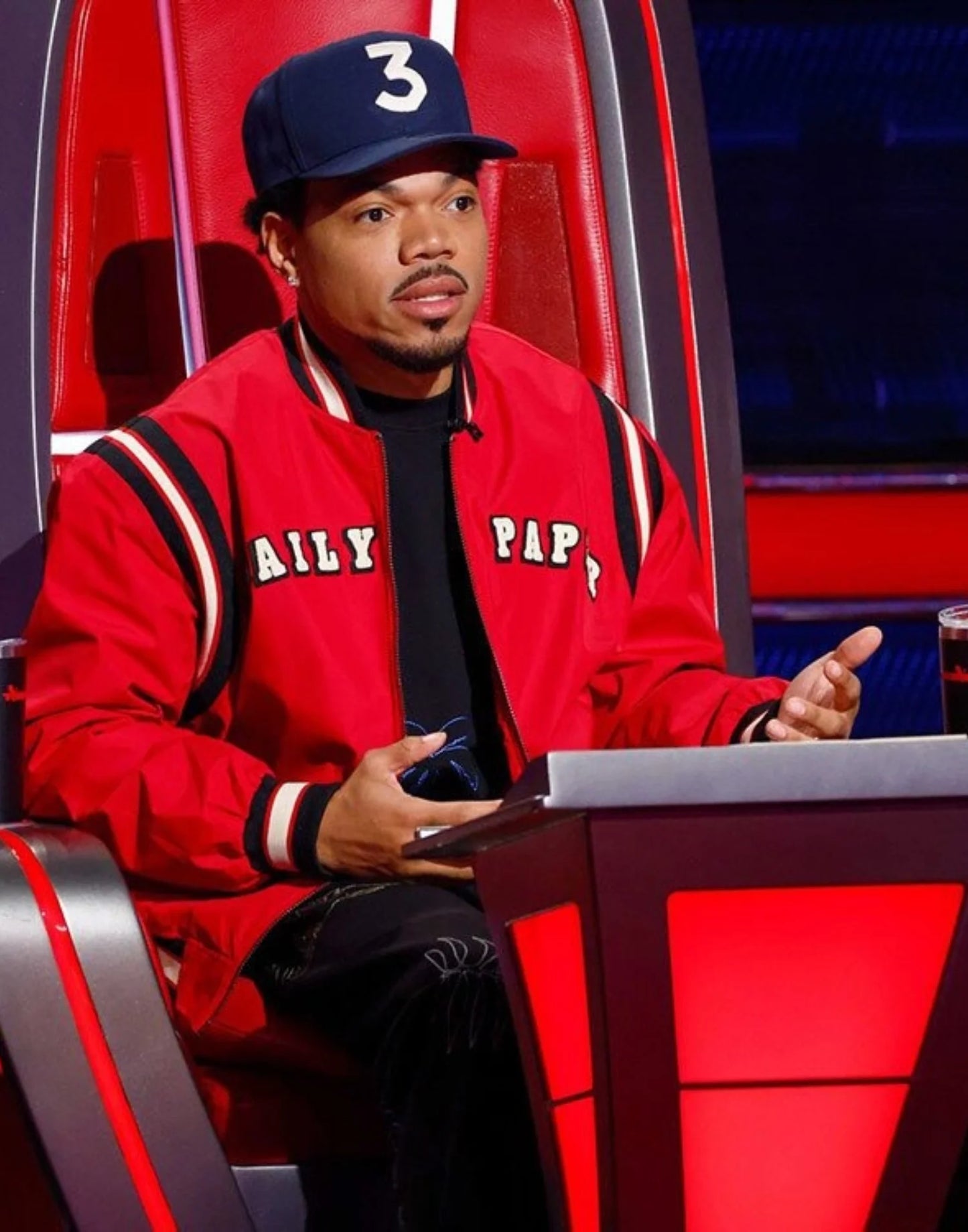 Chance the Rapper Red Bomber Jacket