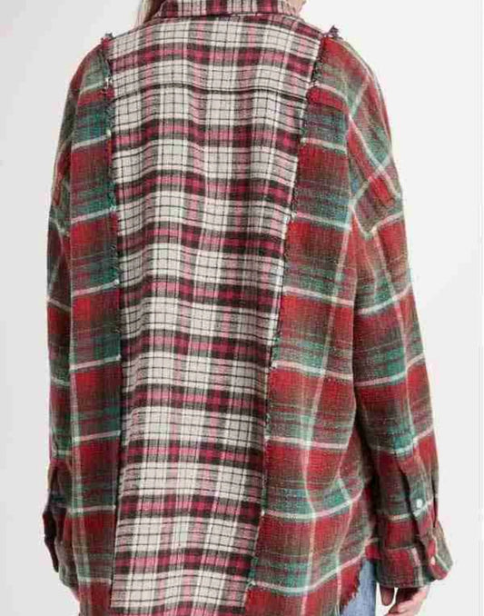 S02 Lexy Cross Chucky Plaid Jacket