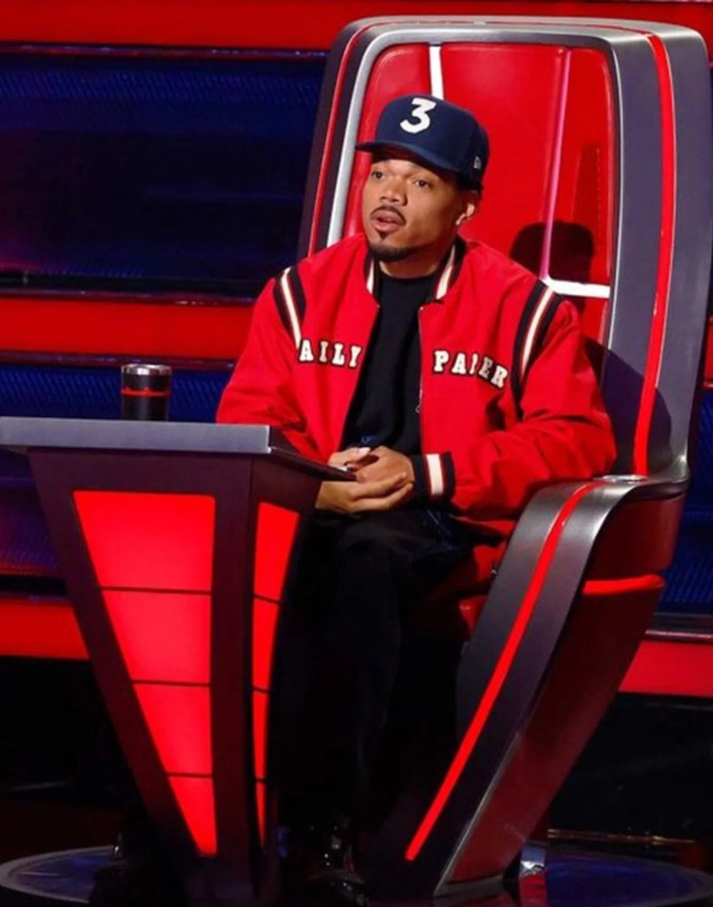 Chance the Rapper Red Bomber Jacket