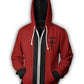 Edward Elric Fullmetal Alchemist Red and Black Hoodie