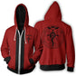 Edward Elric Fullmetal Alchemist Red and Black Hoodie