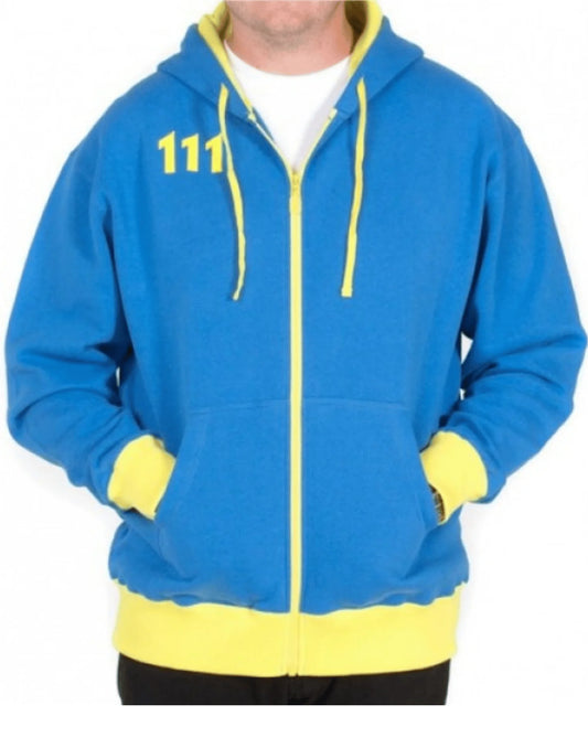 Fallout 4 Vault 111 Blue Hoodie