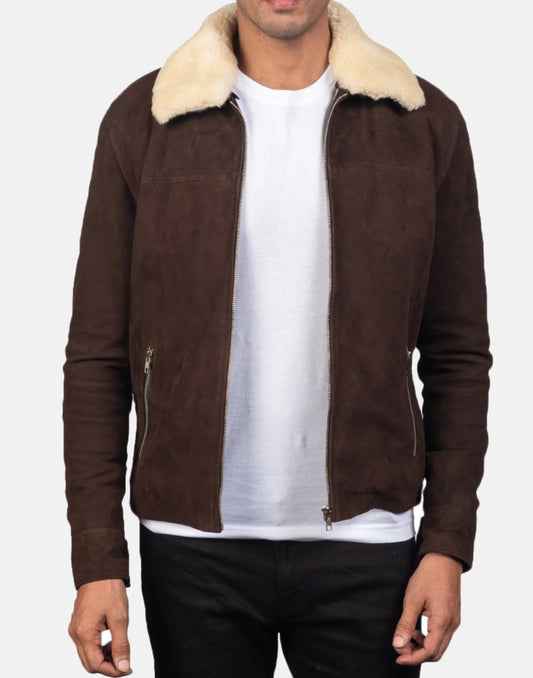 Brown Coffner Shearling Fur Jacket