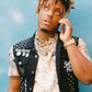 Juice Wrld Black Denim Vest