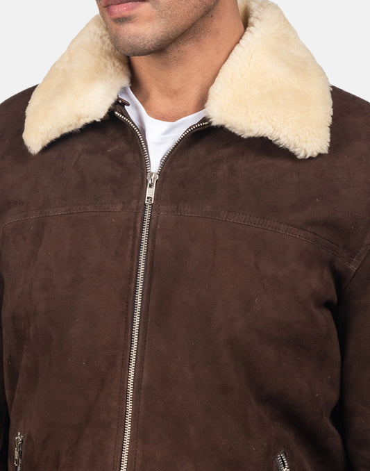 Brown Coffner Shearling Fur Jacket