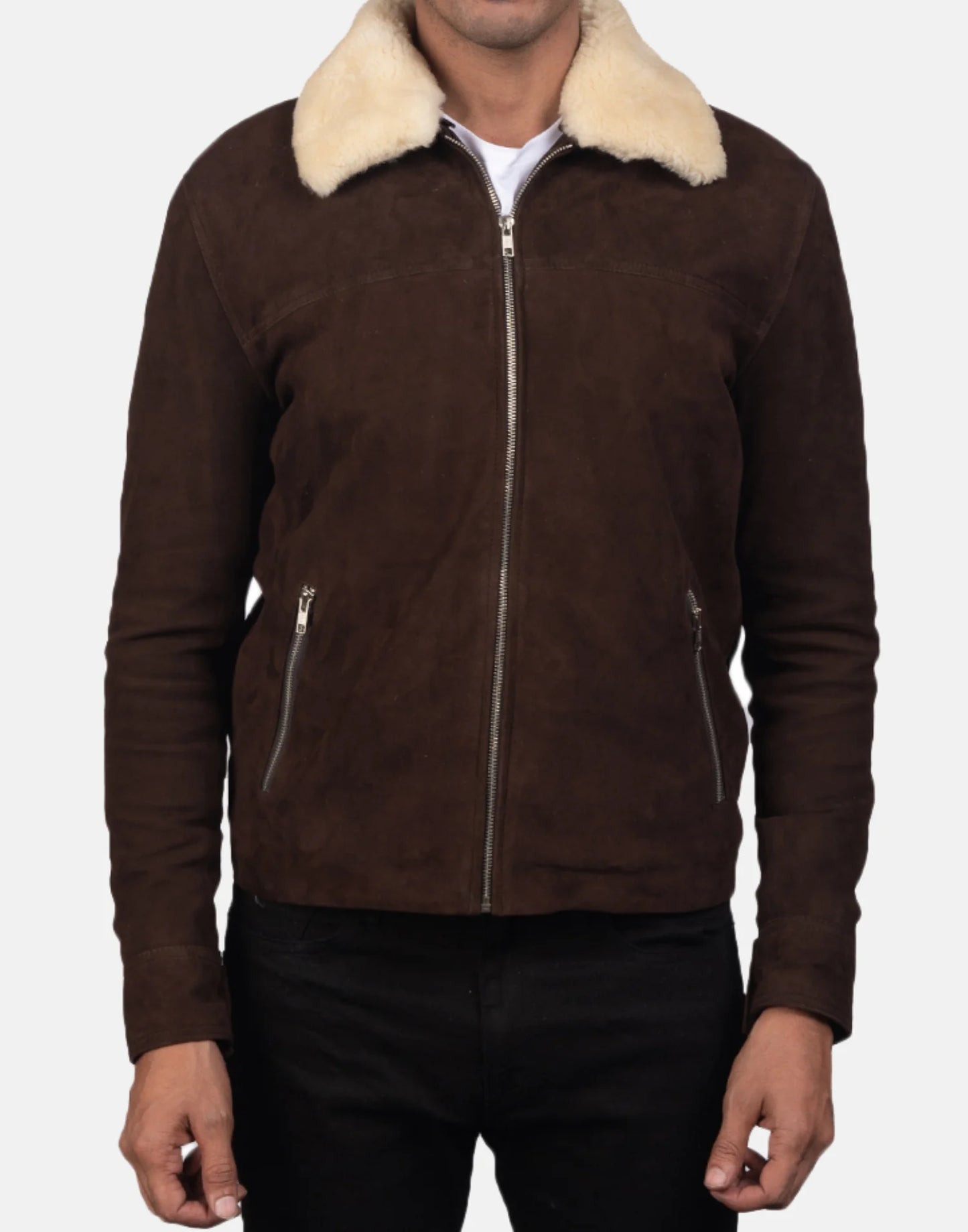 Brown Coffner Shearling Fur Jacket