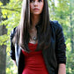 Elena Gilbert KRMA Jade Black Leather Jacket