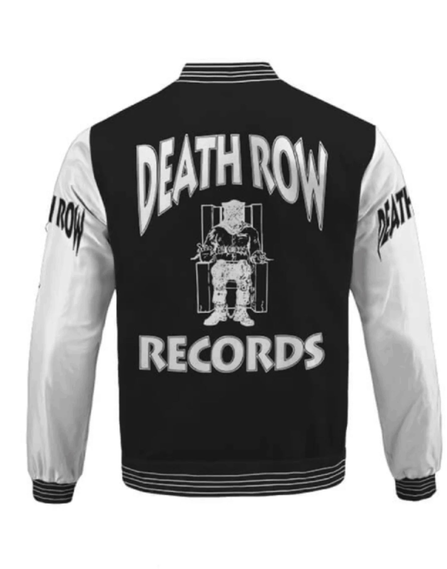 Jacket Records Death Snoop Varsity Doggy Dogg Row Black