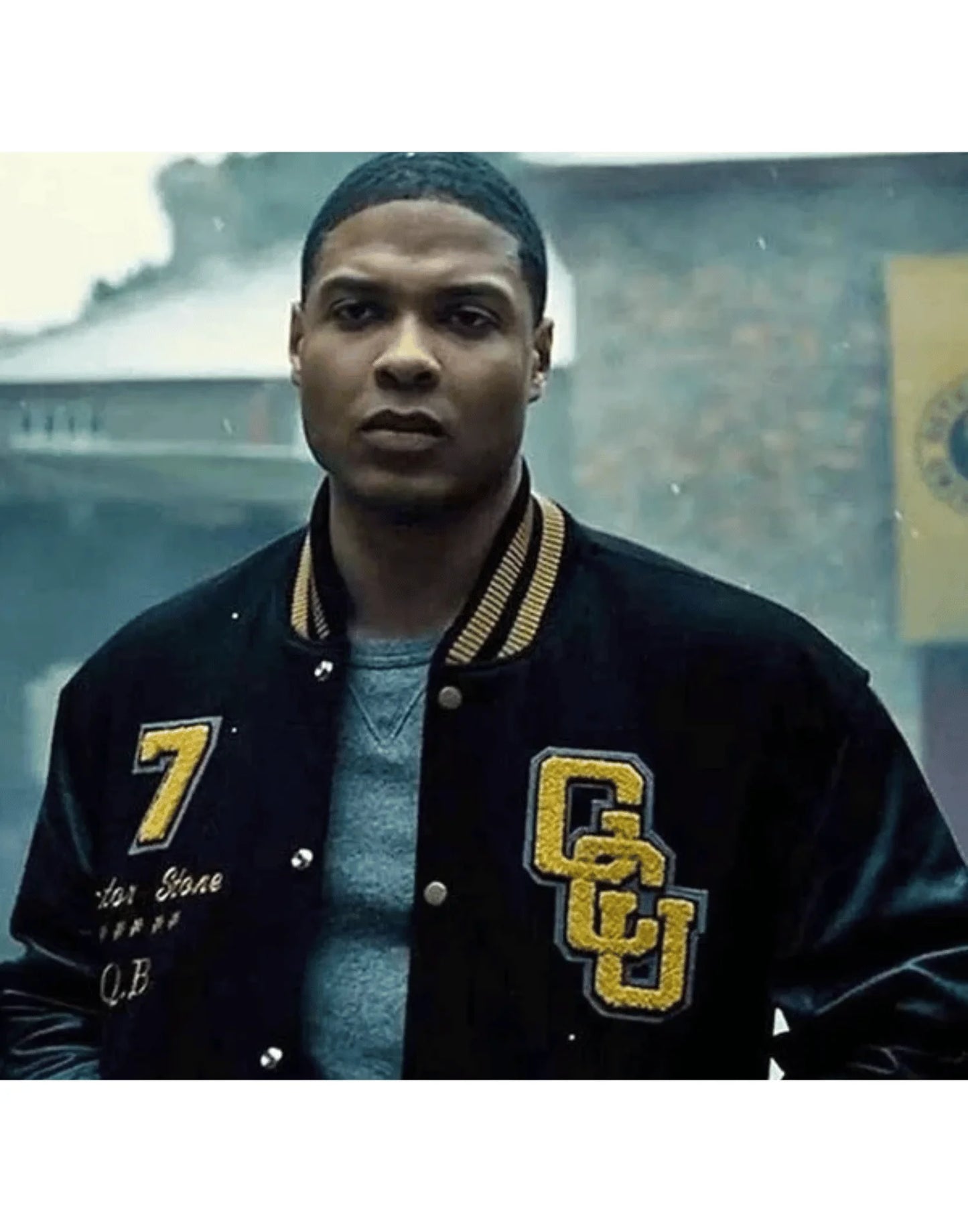 Cyborg Gotham City University Jacket