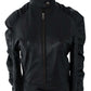 Elena Gilbert KRMA Jade Black Leather Jacket