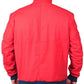 David Hasselhoff Baywatch Red Bomber Jacket