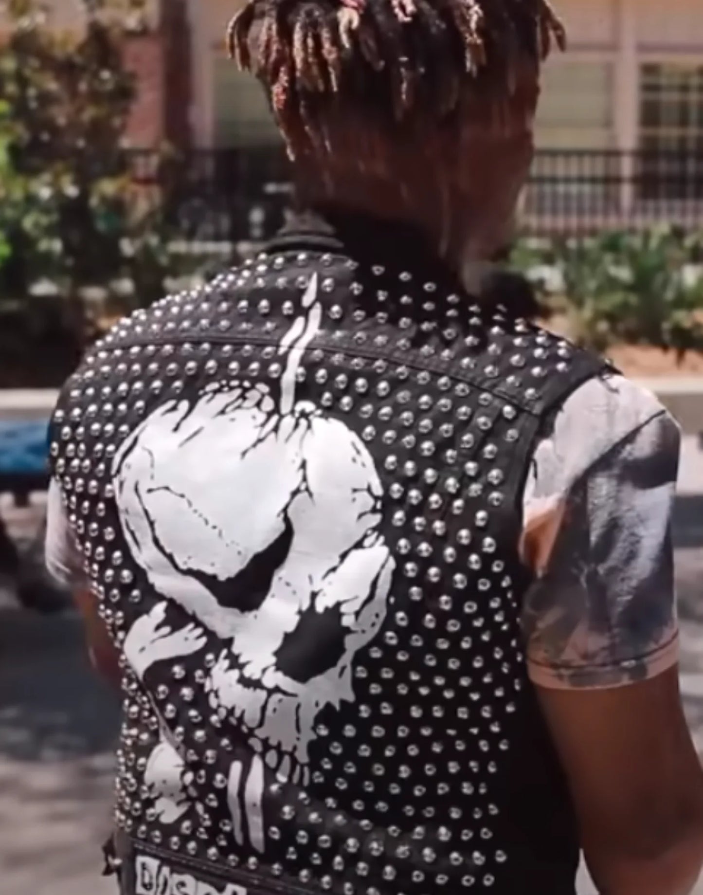 Juice Wrld Black Denim Vest