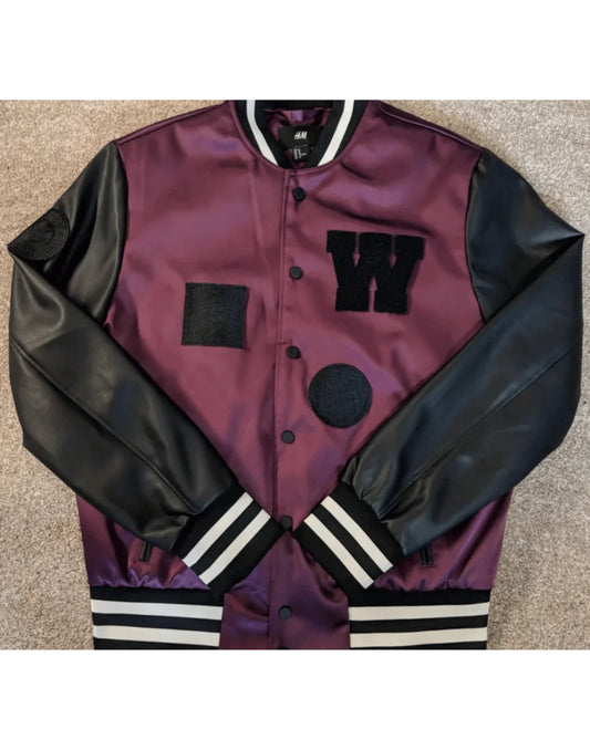 The Weeknd H&m Jacket | Purple Bomber Jacket