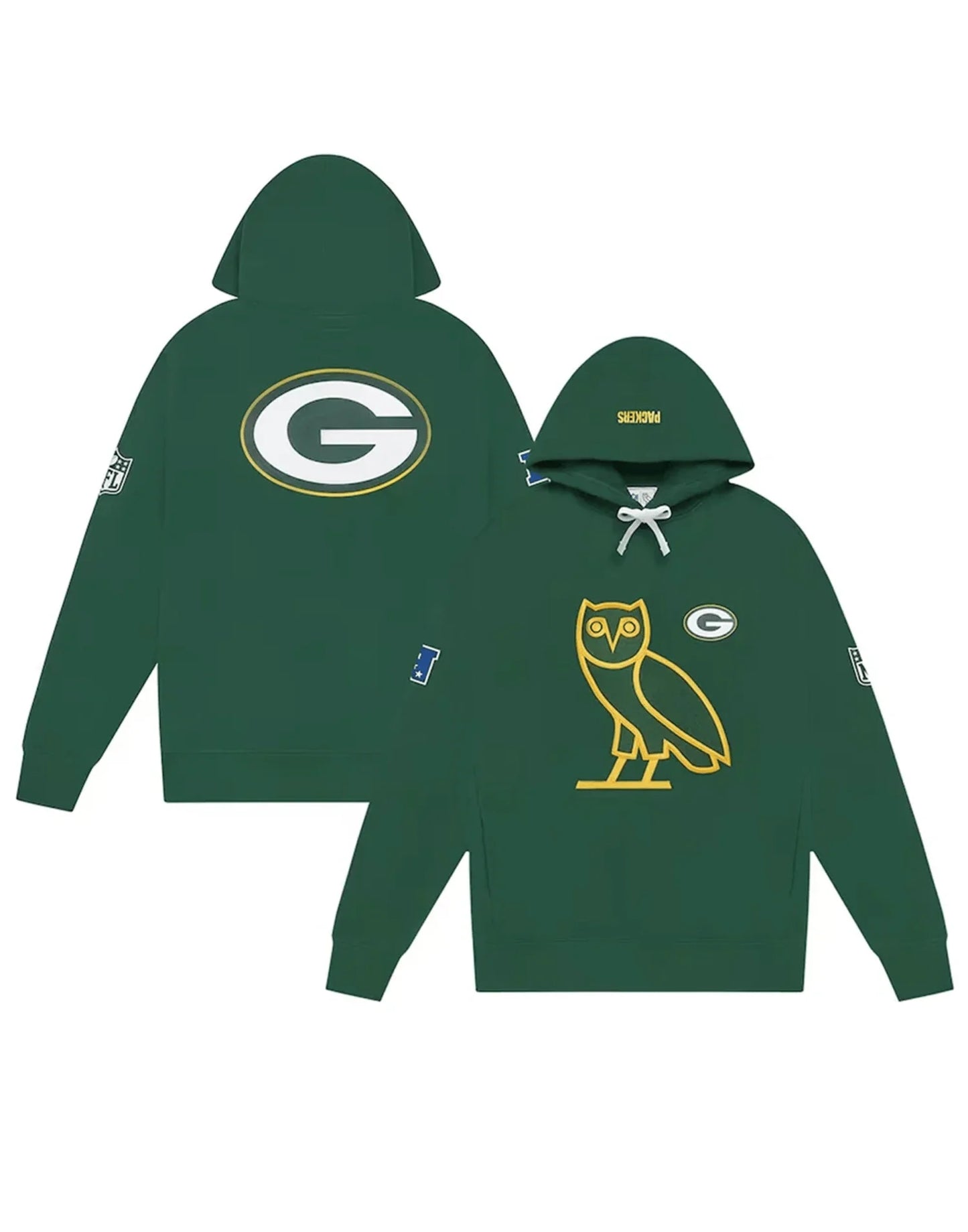 Green Bay Packers OVO Green Hoodie