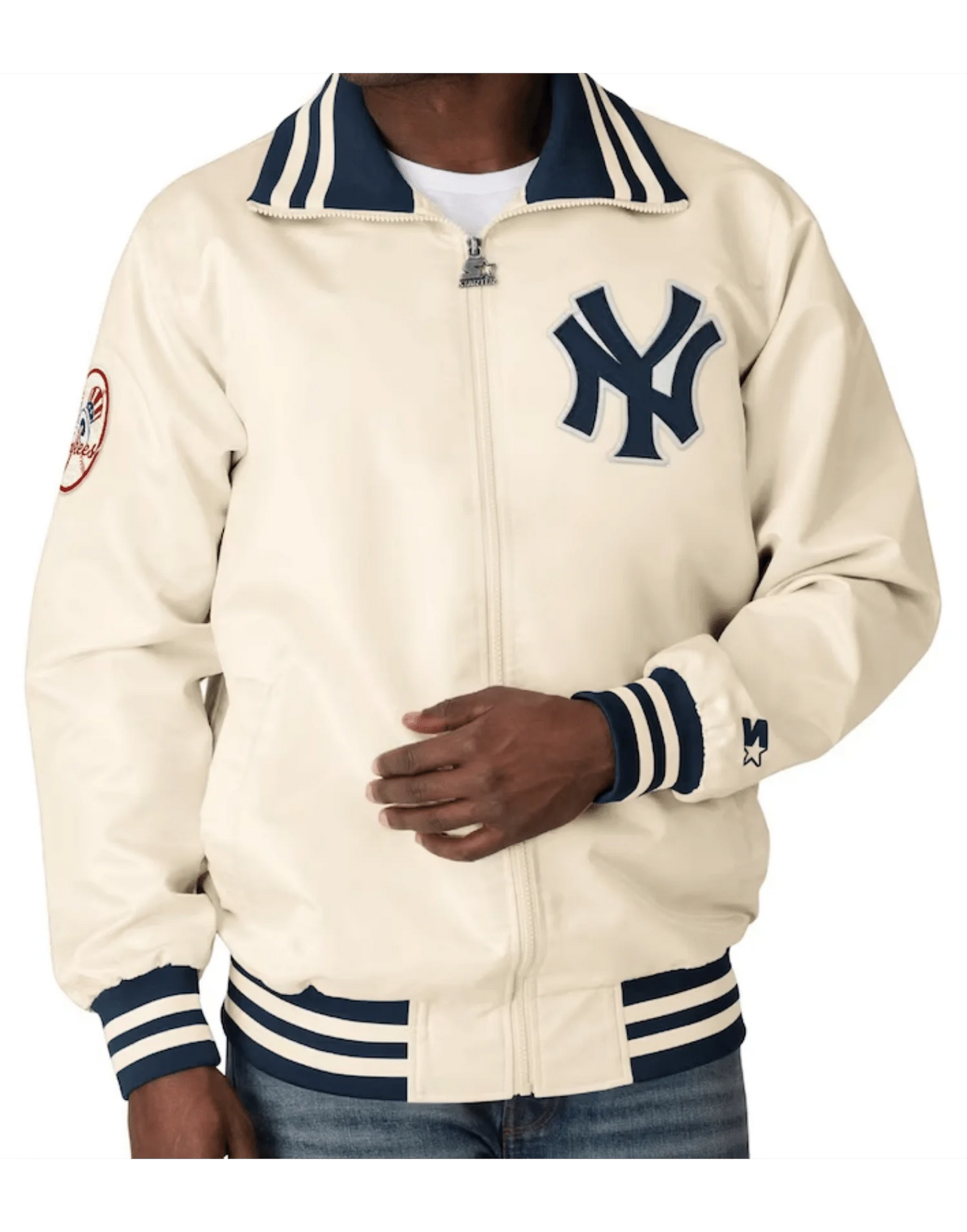 New York Yankees Captain II Cream Jacket