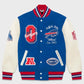 Blue OVO NFL Los Angeles Varsity Jacket