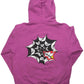 Spider Web Purple Chrome Hearts Hoodie