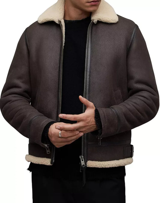 Genuine Rhys Shearling Aviator Jacket