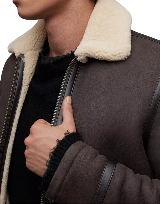 Genuine Rhys Shearling Aviator Jacket