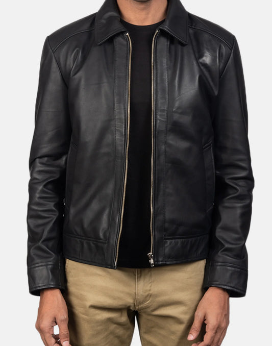 Inferno Black Leather Jacket