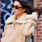 Kendall Jenner Newyork White Suede Jacket