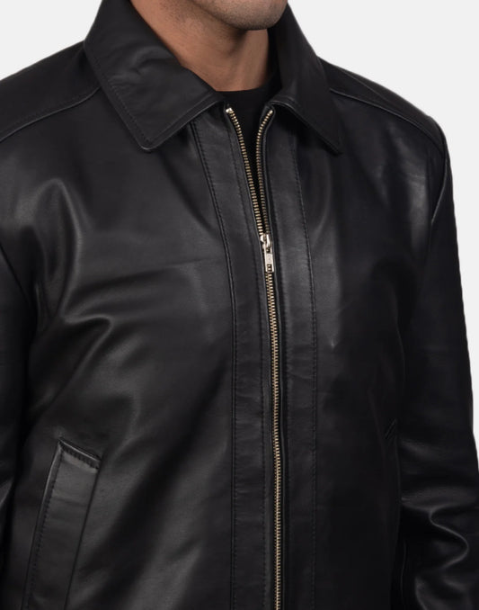 Inferno Black Leather Jacket