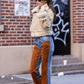 Kendall Jenner Newyork White Suede Jacket