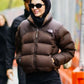 Kendall Jenner North Face Brown Jacket