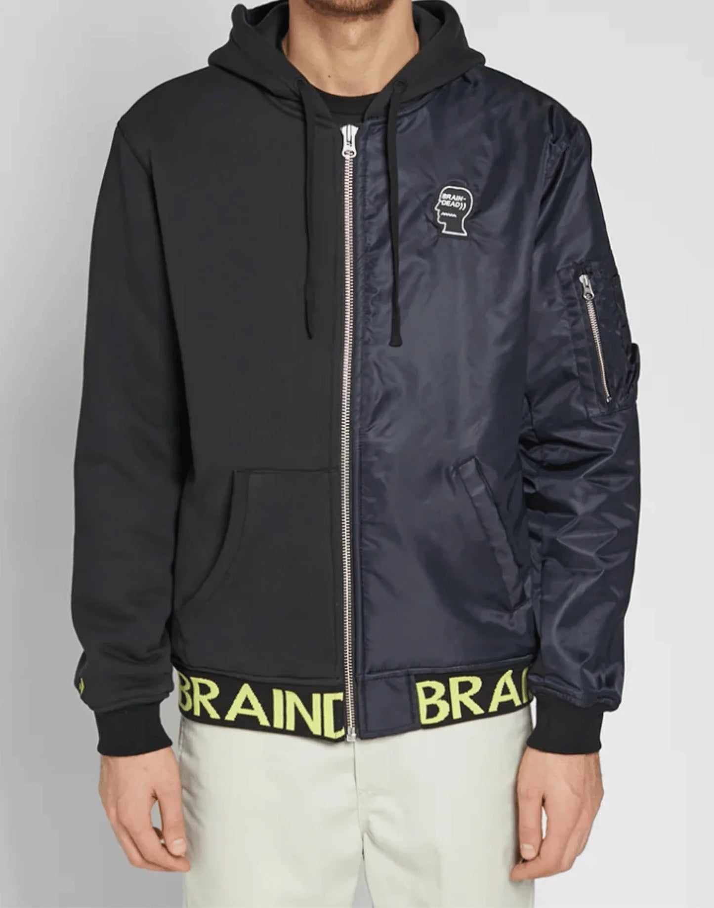 Converse x Brain Dead Bomber Hoodie Jacket