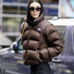 Kendall Jenner North Face Brown Jacket