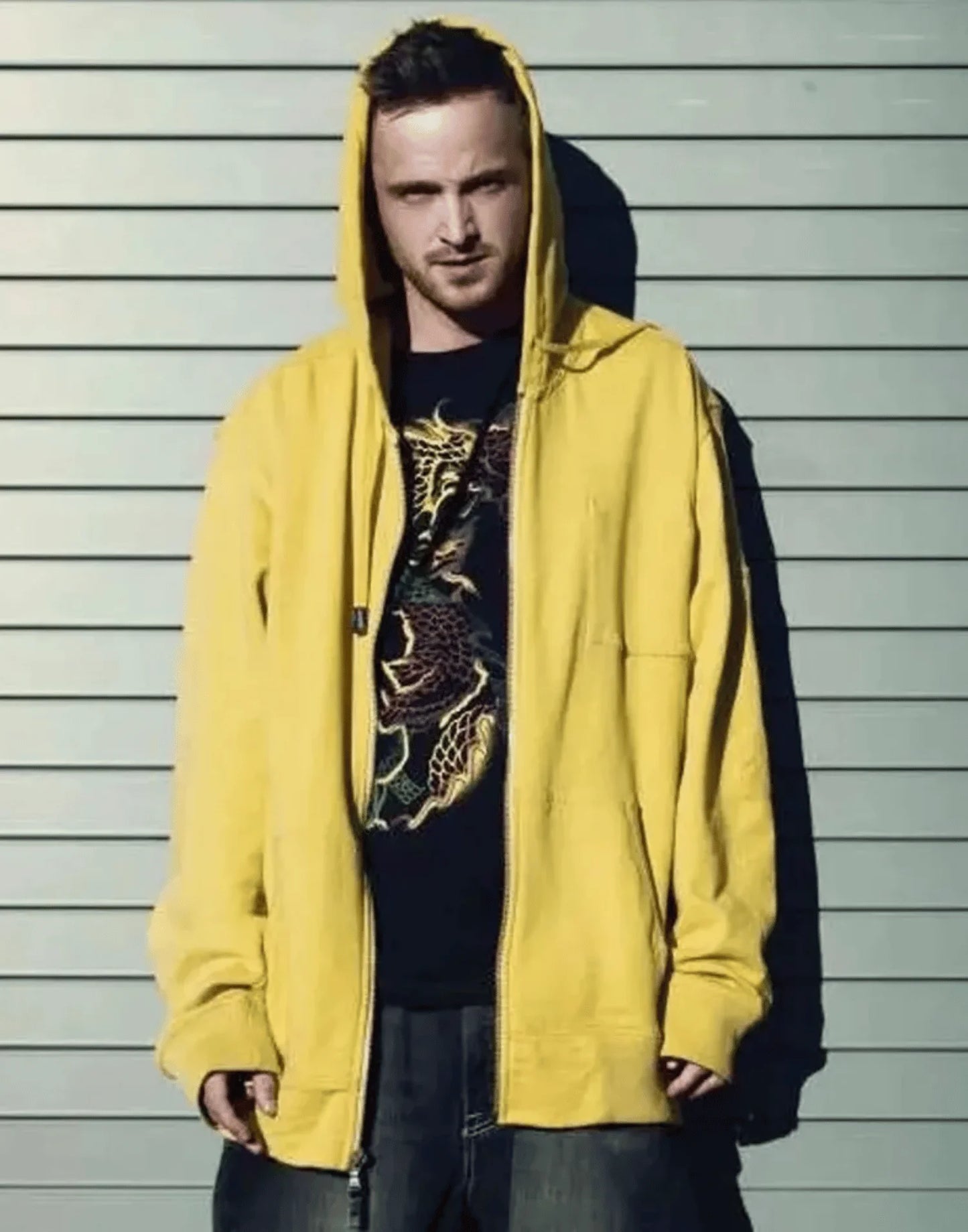 Aaron Paul Breaking Bad Yellow Hoodie