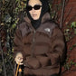 Kendall Jenner North Face Brown Jacket