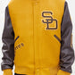 San Diego Padres Orange And Yellow Varsity Jacket