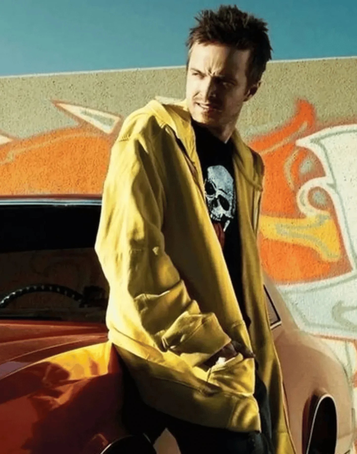 Aaron Paul Breaking Bad Yellow Hoodie