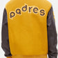 San Diego Padres Orange And Yellow Varsity Jacket