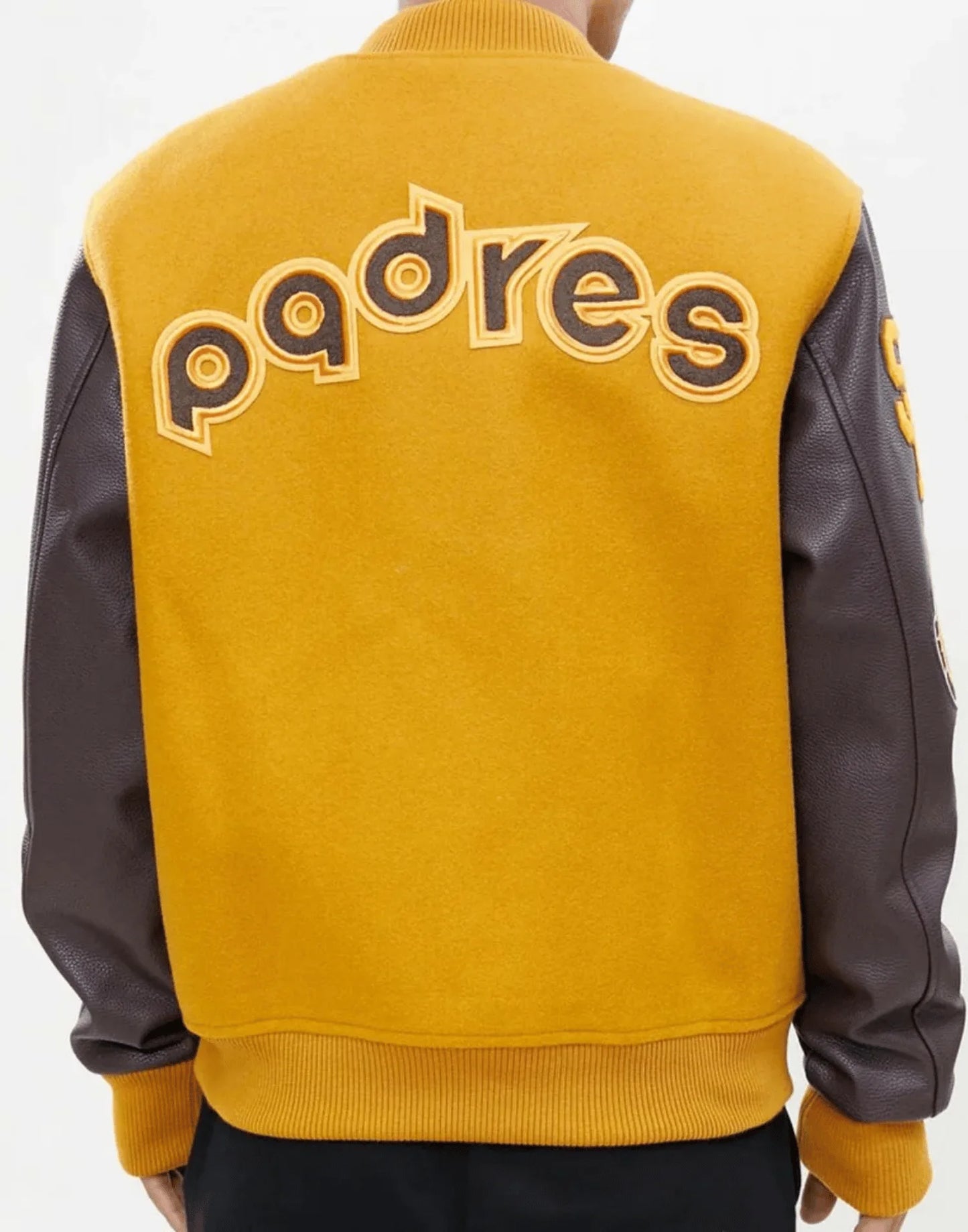 San Diego Padres Orange And Yellow Varsity Jacket