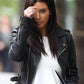 Kim Kardashian Biker Leather Jacket