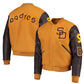 San Diego Padres Orange And Yellow Varsity Jacket